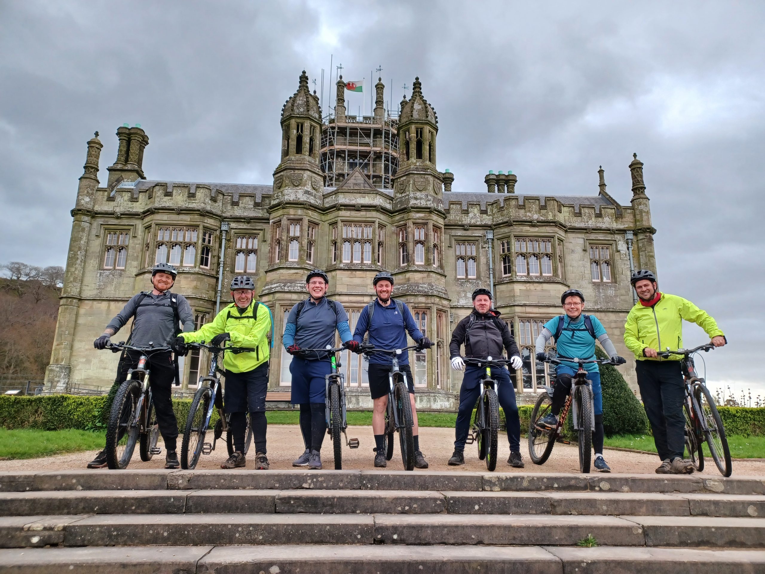 Cycling training session near Margam Park