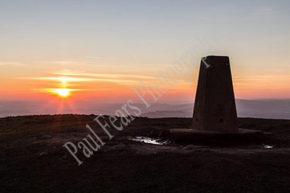 Garth Hill Sunset Feb 19